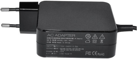 Makki USB-C Universal Laptop Charger 65W 20V 3A without Power Cable