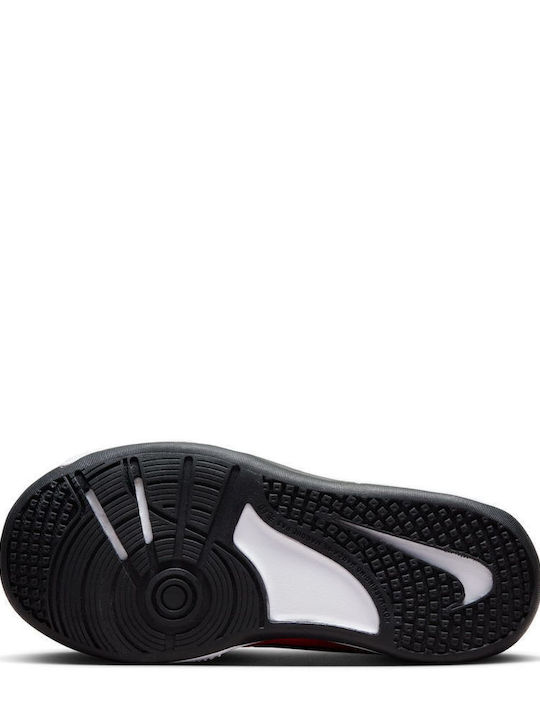 Omni Multi Court Kids Sports Shoes Running with Hoop & Loop Closure Red