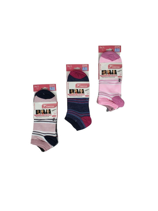 Tongyun Women's Socks Colorful 3Pack