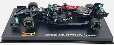 Bburago Mercedes-amg F1 W12 E Performance #77 Valteri Bottas Mașinuță 1:43 pentru 14++ Ani