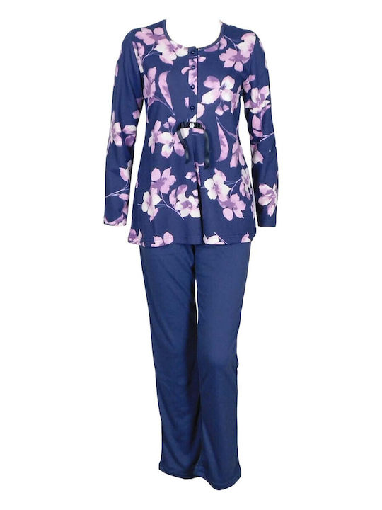 Koyote Set Winter Women's Pajamas BLUE/MOB