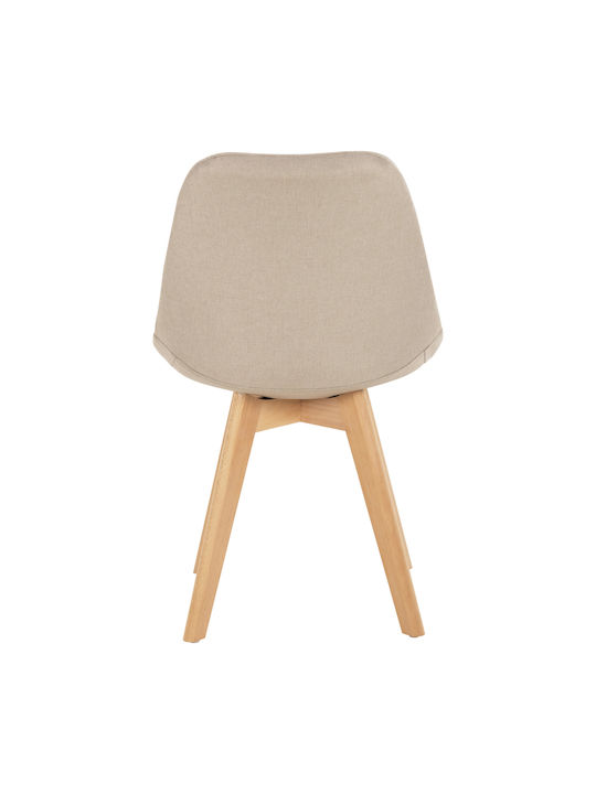 Vegas Stühle Speisesaal Beige 1Stück 48x58x80cm