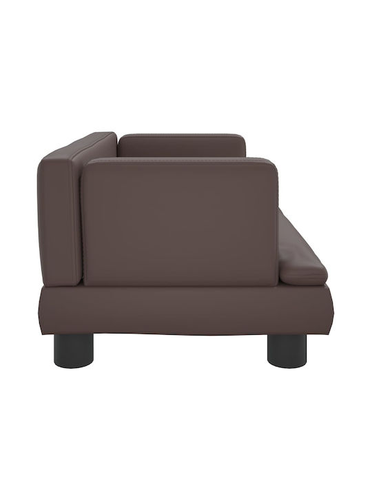 Kids Sofa Brown 60x40x30cm