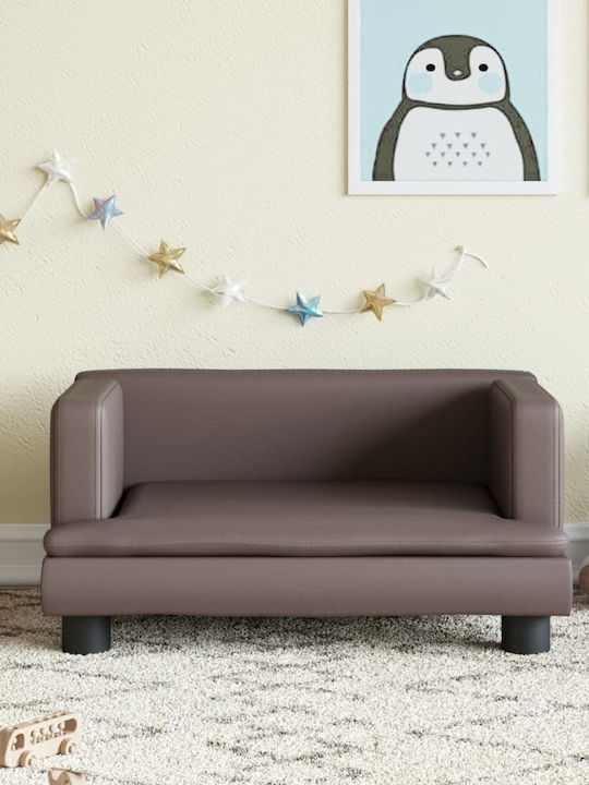 Kids Sofa Brown 60x40x30cm