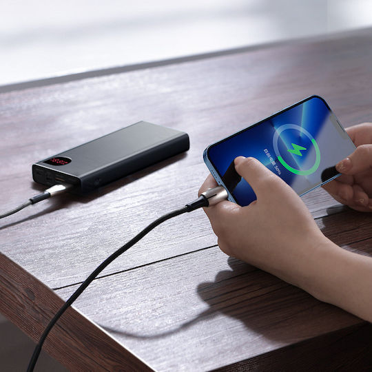 Baseus Adaman Power Bank 20000mAh 22.5W με 2 Θύρες USB-A και Θύρα USB-C Power Delivery / Quick Charge 3.0 Μαύρο