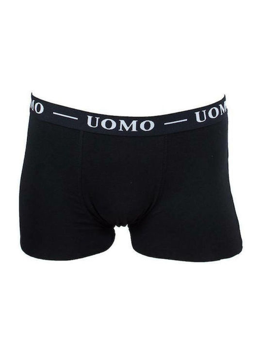 Men's Boxer Black with Patterns