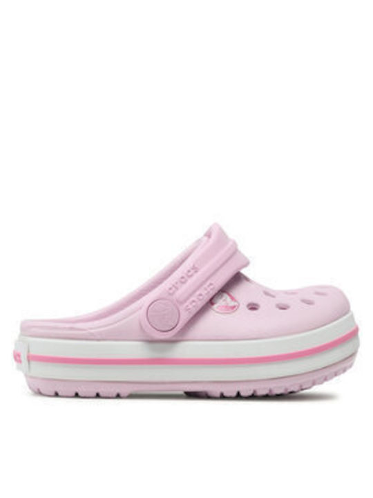 Crocs Crocband Clog T Copii Saboți de Plajă Roz