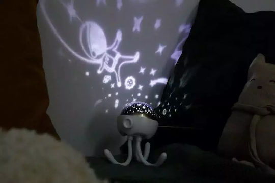 innoGio Kinder Tischlampe Projektor Blau