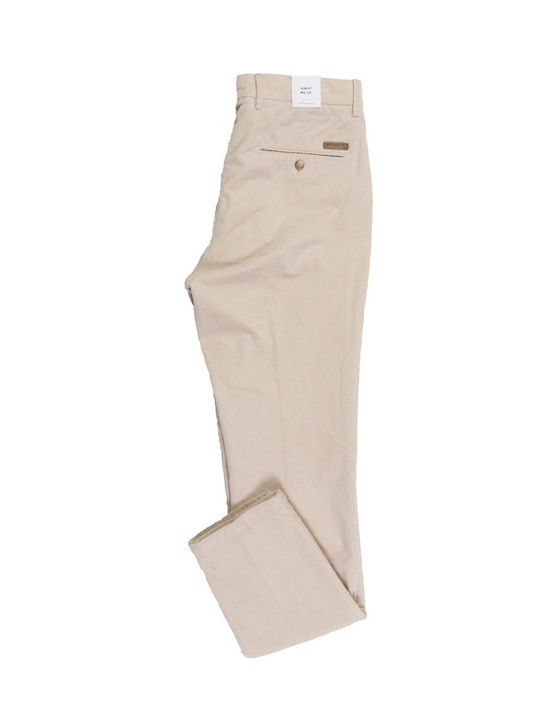 Baldessarini Herrenhose Chino in Slim Passform ecru