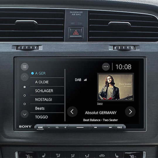 Sony Auto-Audiosystem (Bluetooth/USB/WiFi/GPS) mit Touchscreen 6.9"