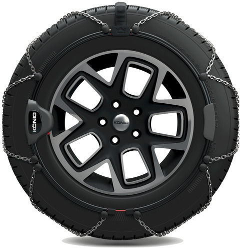 Konig Αντιολισθητικές Αλυσίδες Πάχους 9mm Επιβατικού Αυτοκινήτου 2τμχ
