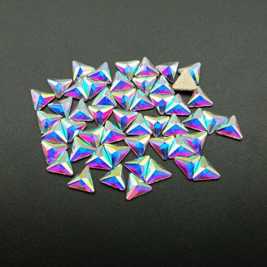 3D Στρας για Νύχια Ασημί 140τμχ