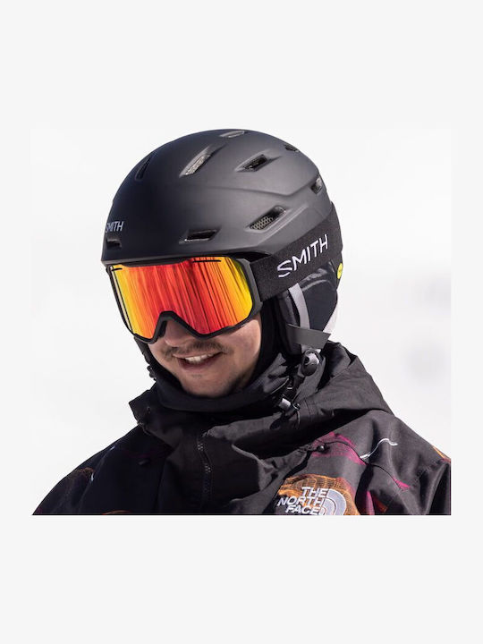 Smith Μάσκα Σκι & Snowboard Ενηλίκων Κόκκινη με Φακό Καθρέπτη σε Κόκκινο Χρώμα