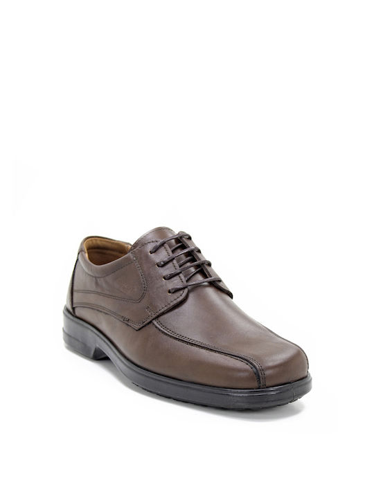 Boxer Men's Leather Casual Shoes Brown