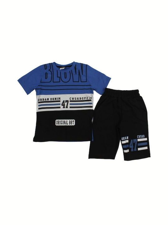 Kids Set with Shorts Summer 2pcs Blue