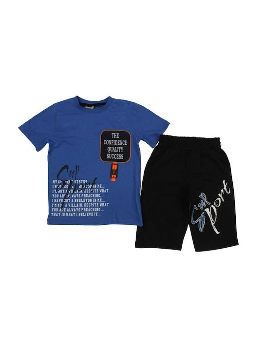 Kids Set with Shorts Summer 2pcs Blue