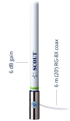 West Scout Κεραία Σκάφους VHF