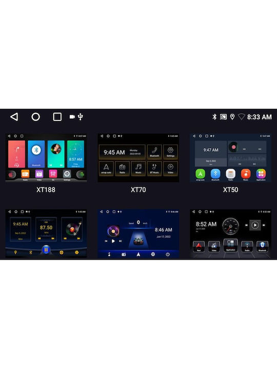 Digital IQ Автомобилна Аудио Система (Блутут/USB/AUX/WiFi/GPS/Apple-Carplay/Android-Auto) с Тъчскрийн 9"