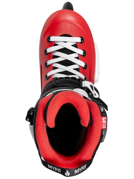Powerslide Zoom Trinity 100 Inline Rollers Κόκκινα Ενηλίκων