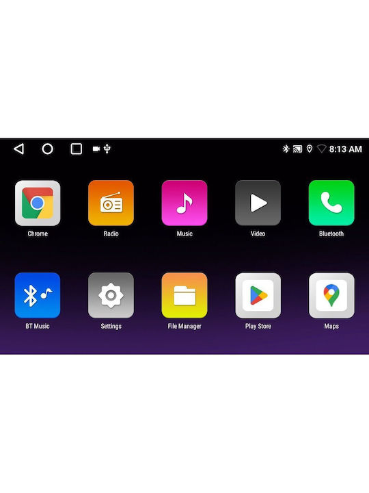 Digital IQ Ηχοσύστημα Αυτοκινήτου (Bluetooth/USB/WiFi/GPS/Apple-Carplay/Android-Auto) με Οθόνη Αφής 9"