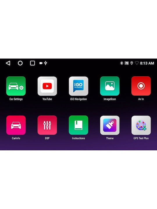 Digital IQ Ηχοσύστημα Αυτοκινήτου (Bluetooth/USB/WiFi/GPS/Apple-Carplay/Android-Auto) με Οθόνη Αφής 9"