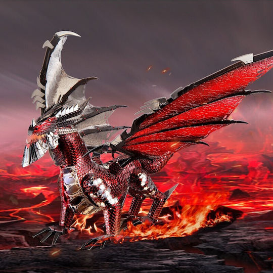 Piececool Παιχνίδι Κατασκευών Μεταλλικό Dragonul Negru