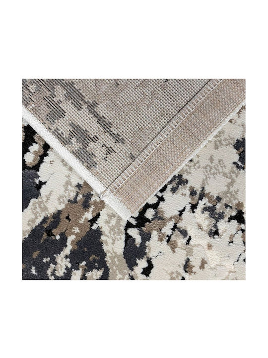 Boho Rug Rectangular Cream-Grey-Brown