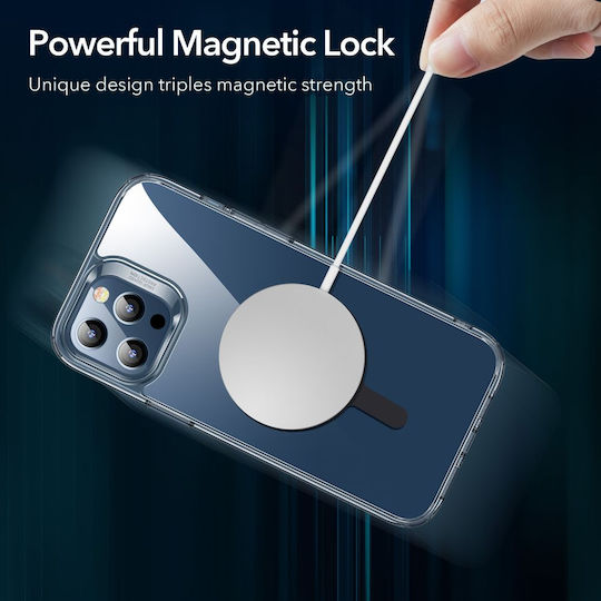 ESR MagSafe Ring Halolock Sheet με Οδηγό Ευθυγράμμισης Μαύρο 2τμχ