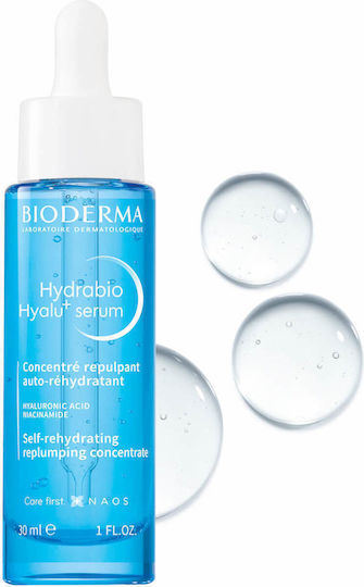 Bioderma Hydrabio Hyalu+ Serum - Self-Hydrating and Volume-Replenishing Serum