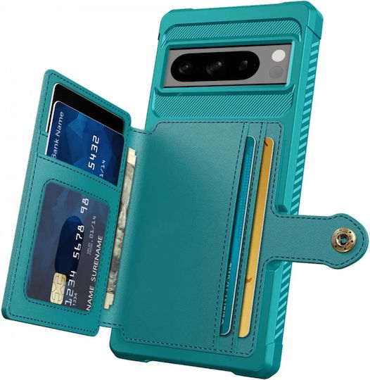 HappyCase Портмоне Силикон 0.5мм Тюркоазен (Google Pixel 8 Pro)