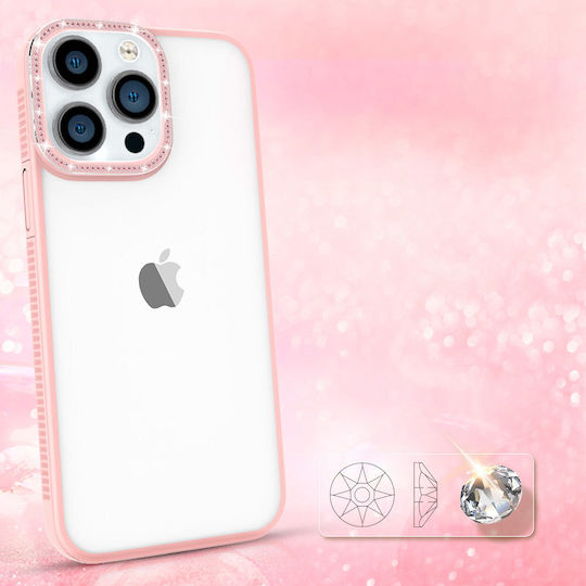 Kingxbar Sparkle Series Back Cover Plastic Pink (iPhone 13 Pro Max)
