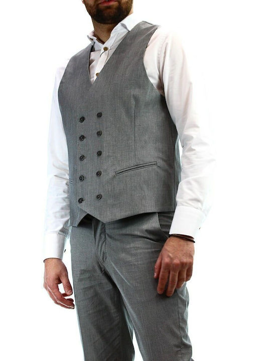 Vittorio Artist Men's Vest GREY ROSSANO