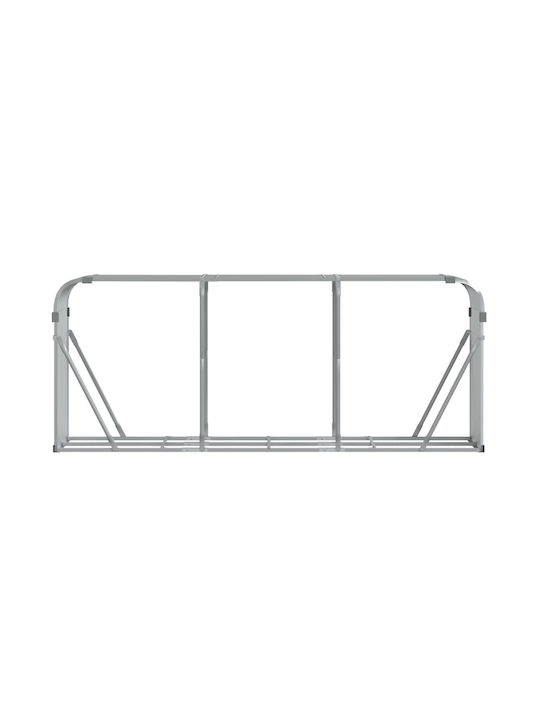 vidaXL Metallisch Regal Holzlagerung 234x45x100cm