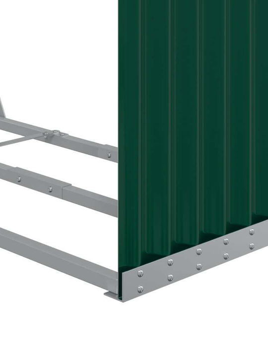 vidaXL Metallisch Regal Holzlagerung 120x45x210cm