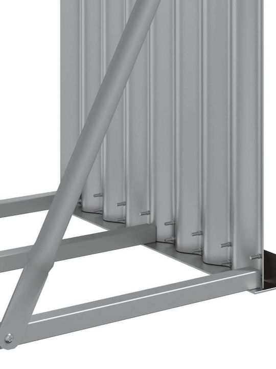 vidaXL Μεταλλικό Ράφι Αποθήκευσης Ξύλων 234x45x100cm Πράσινο