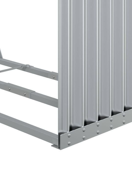 vidaXL Metallisch Regal Holzlagerung 120x45x140cm