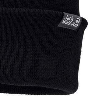Beanie Unisex Σκούφος με Rib Πλέξη σε Μαύρο χρώμα