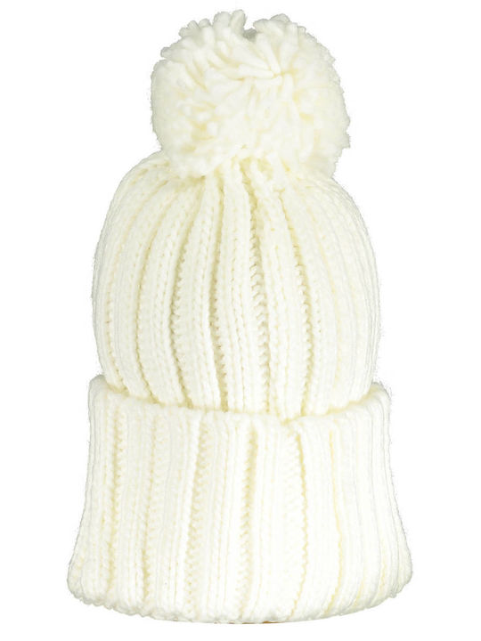 Squola Nautica Italiana Beanie Unisex Beanie Knitted in White color