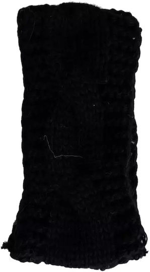 Headband with Knit in Black color