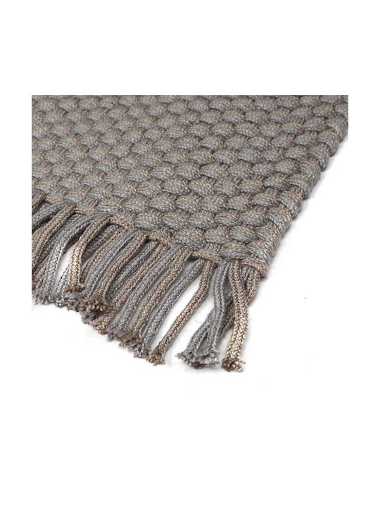 Royal Carpet Duppis Od-2 Χαλί Ορθογώνιο Βαμβακερό με Κρόσια Beige Grey