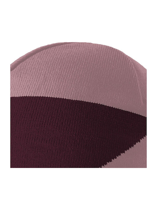 Beanie Unisex Beanie Knitted in Burgundy color