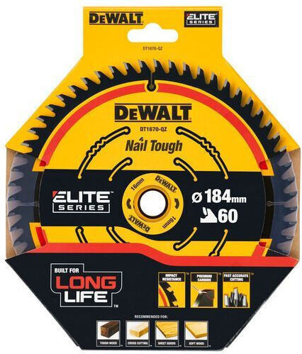 Dewalt Cutting Disc Hole Diameter 16mm with 60 Teeth 1pcs