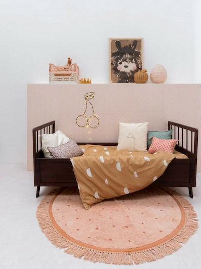 Tapis Petit Juul Детско килимче Dot Pink Кръгло с диаметър 130см