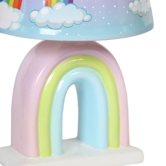 Keskor Kids Portable Lamp Rainbow Purple 20x20x33εκ.
