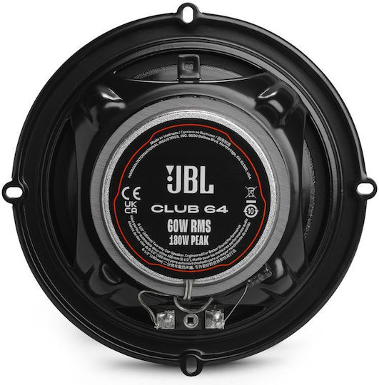 JBL Club_64 Subwoofer Αυτοκινήτου 6.5" 60W RMS