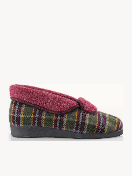 Closed Women's Slippers Burgundy