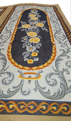 Gobelin L Yellow Fabric Embroidery