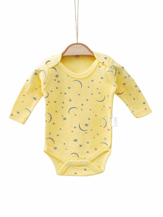 Nayinom Baby Bodysuit Long-Sleeved Yellow