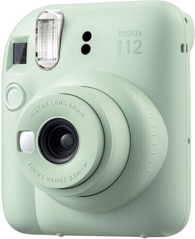 Fujifilm Instax Mini 12 Instant Camera + Case & 10 Films Mint Green
