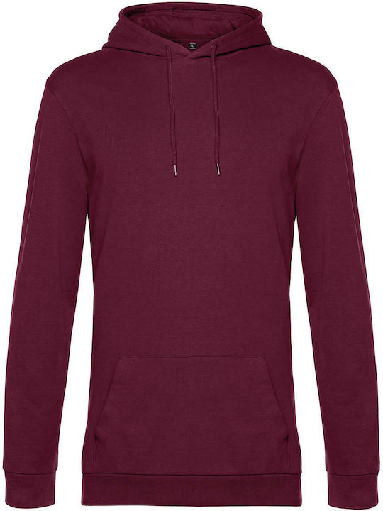 B&C Werbe-Hoodie Wine